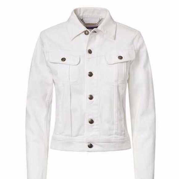Coats | Lauren White Denim Jacket 